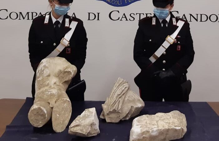 Castel Gandolfo, rinvenuti lungo le coste del Lago alcuni reperti archeologici di epoca imperiale Romana