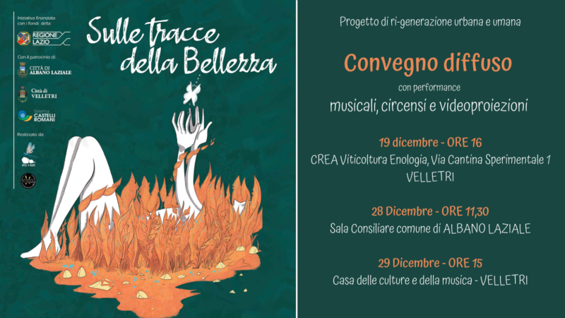 Incontri del convegno diffuso, performance di musica e arte, letture: altre due tappe per “Sulle tracce della bellezza”