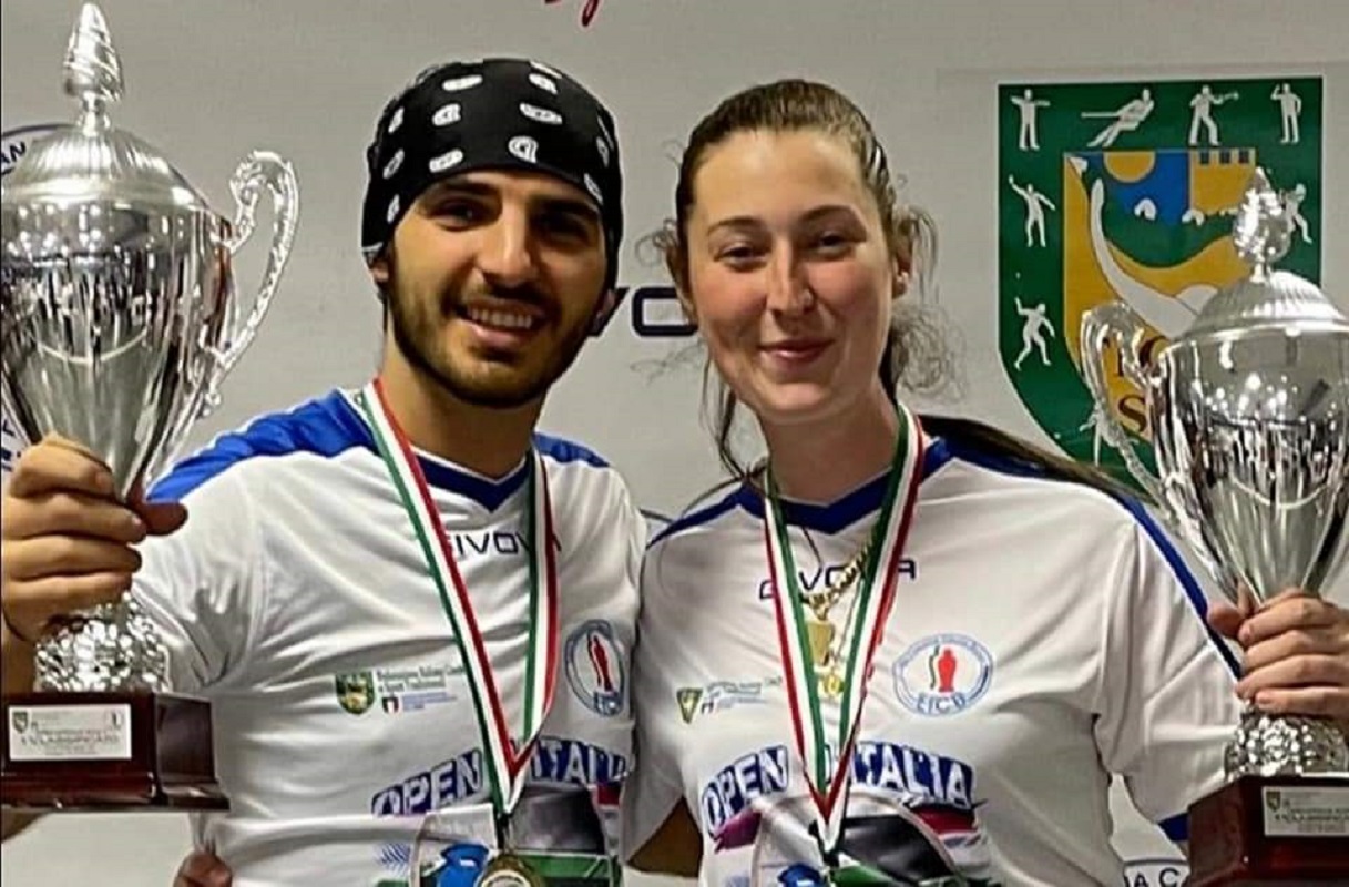 Marino, orgoglio per Marika Michilli e Simone Rossoni, primi classificati nel doppio misto di Calcio Balilla Campionati Italiani 2021