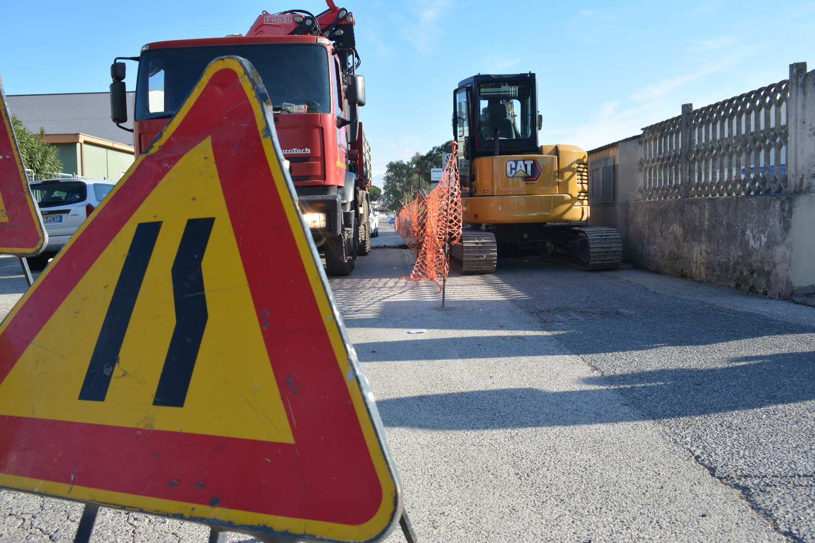 Pomezia, al via i lavori di riqualificazione di via Naro