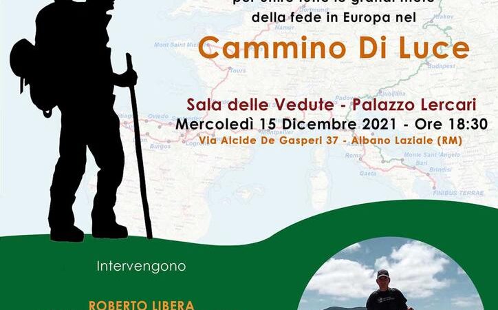 Il Museo Diocesano di Albano accoglie Francisco Sancho Boanerges, il pellegrino in viaggio per unire le mete della fede in Europa nel Cammino Di Luce