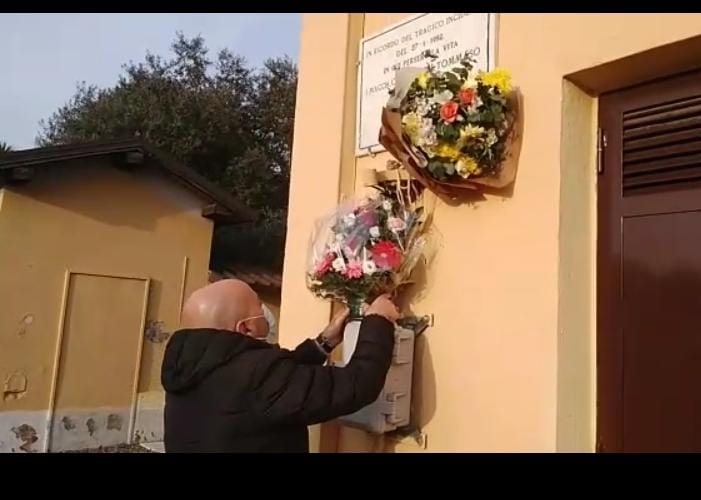 Velletri, cerimonia di commemorazione per le vittime dell’incidente ferroviario di Casabianca