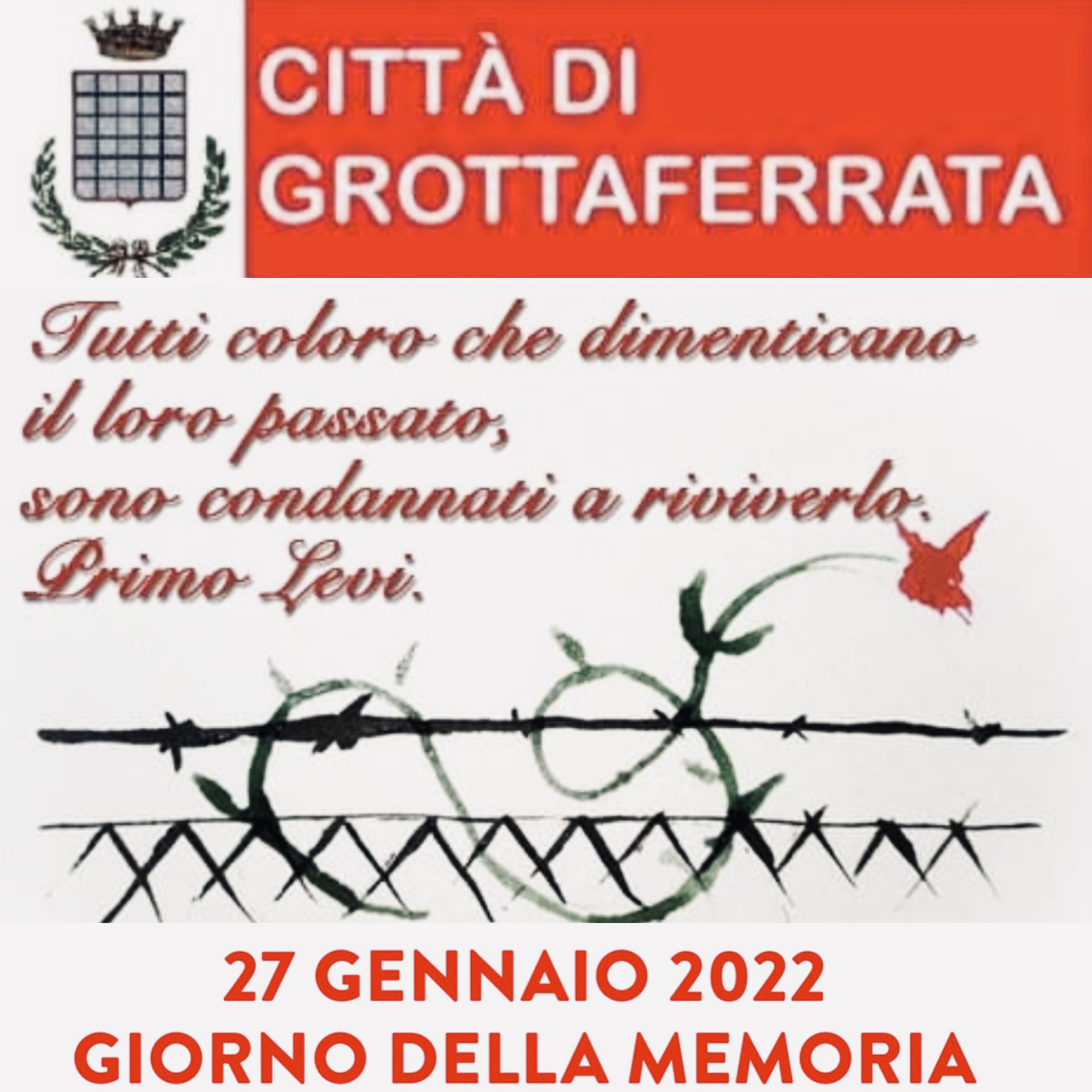 Grottaferrata, Giorno della Memoria: lettera del commissario straordinario alla città