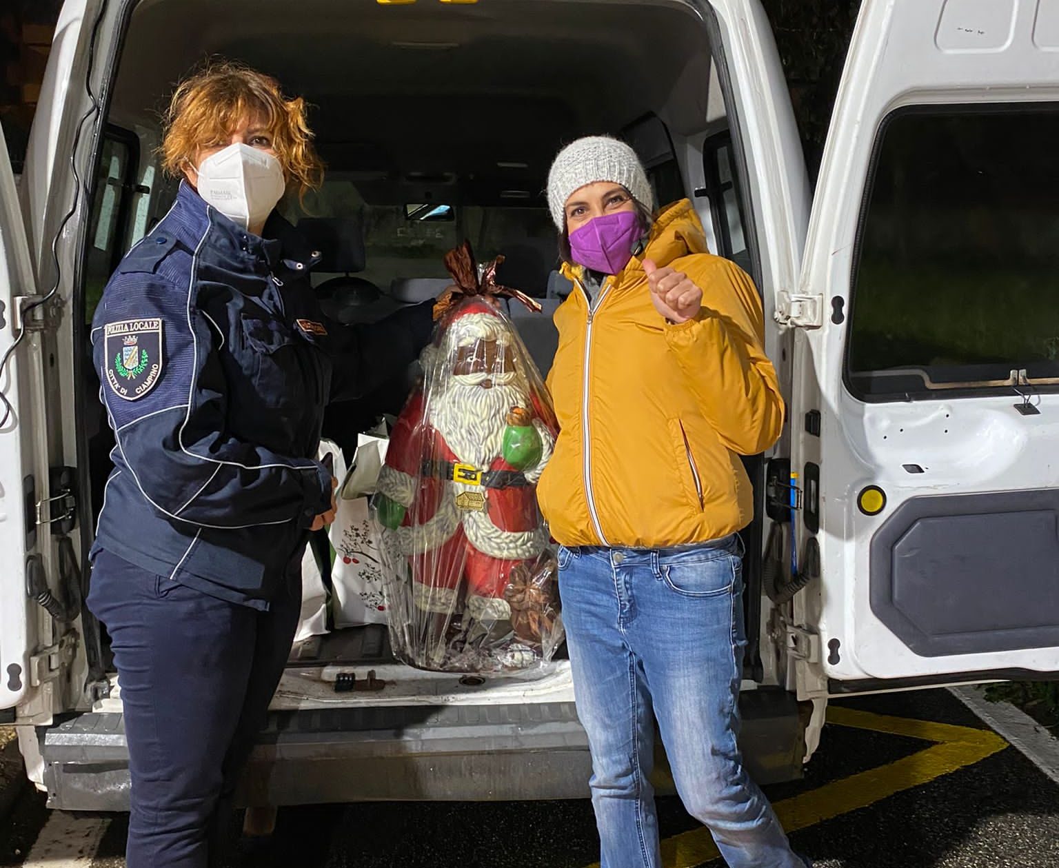 Ciampino, iniziativa della Polizia Locale “Aspettando la befana 2022”