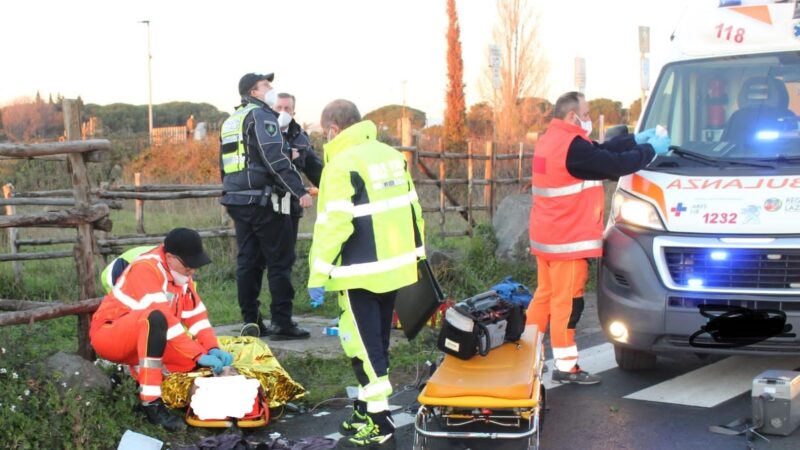 Ciampino, runner investito su Appia Antica identificato ieri sera grazie alla moglie