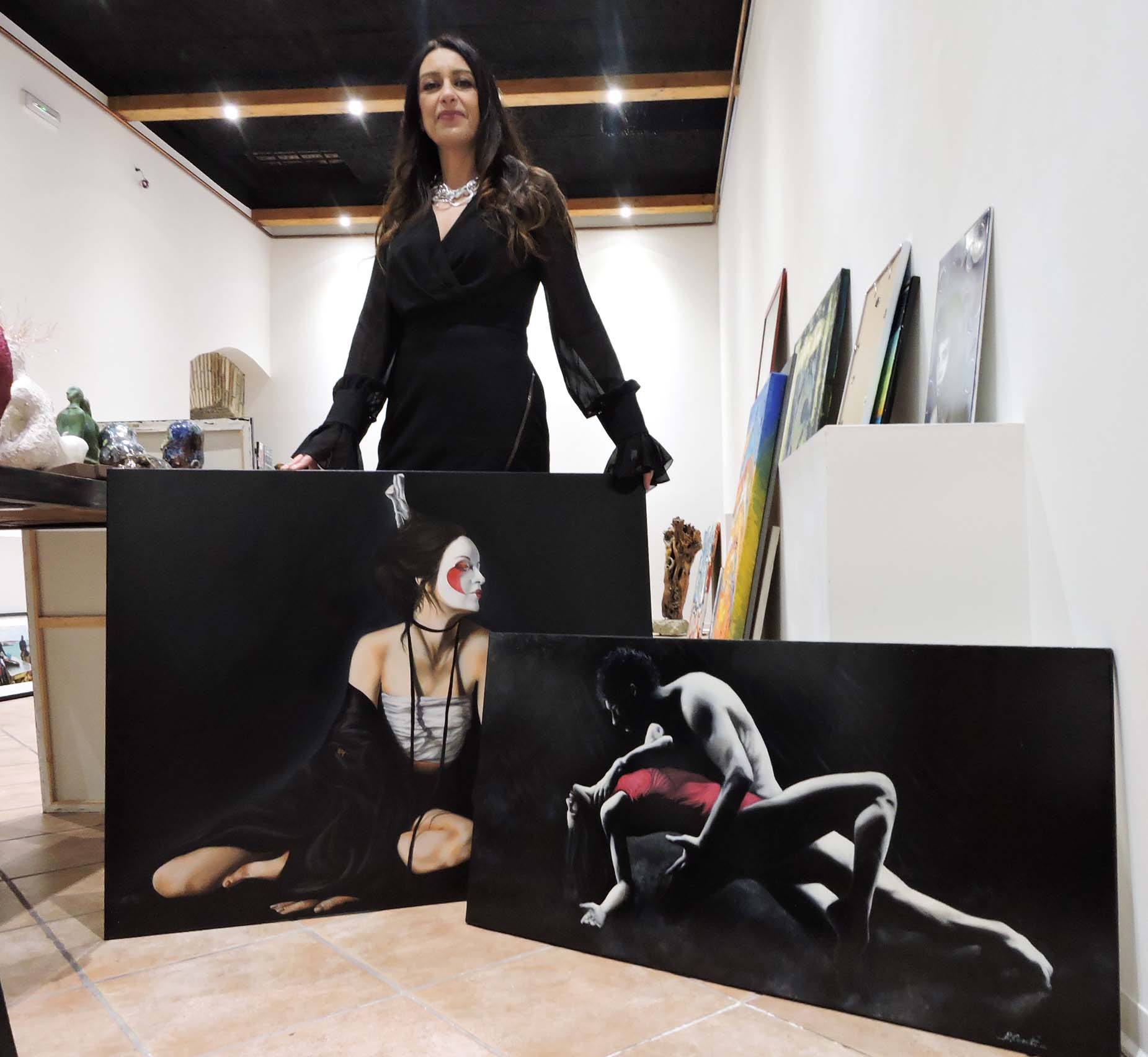 Ariccia, in mostra i quadri sulla donna e la sua femminilità, di Roberta Conti, Alla Galleria Art Saloon