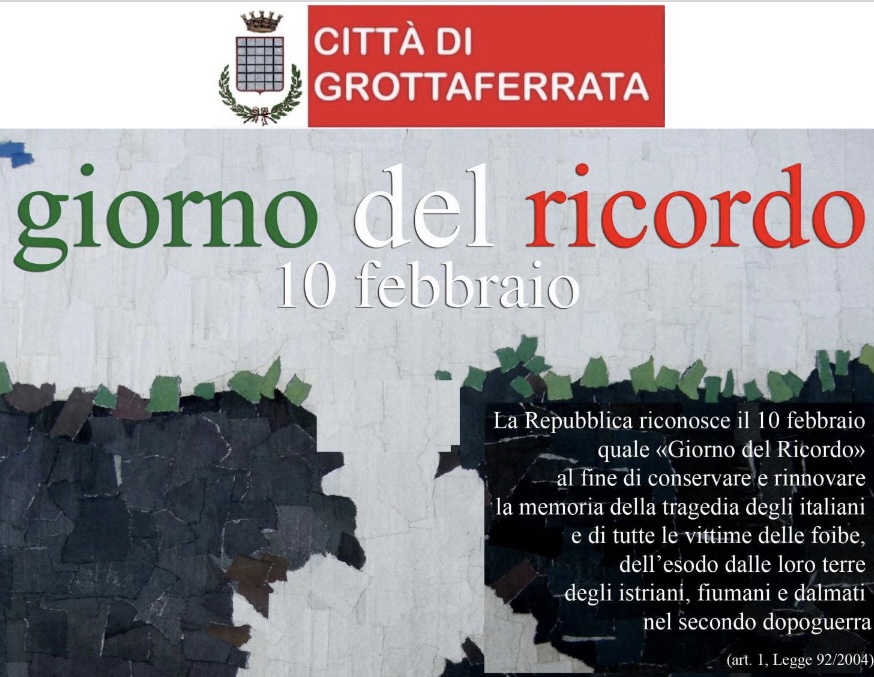 Grottaferrata, giorno del ricordo: il commissario straordinario scrive alla città