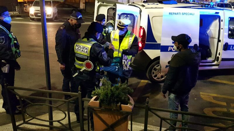 Rocca di Papa, controlli della polizia locale fino a tarda notte