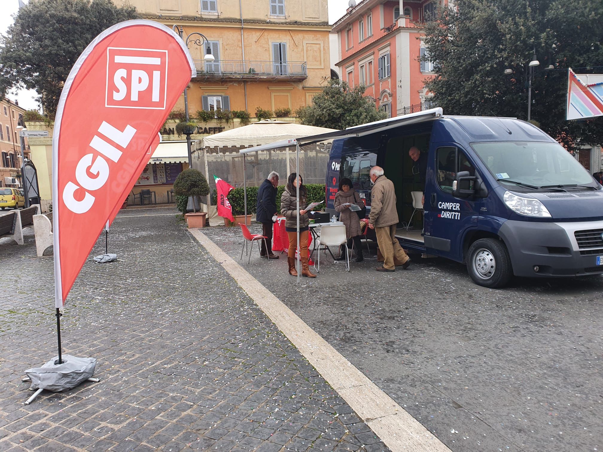 Genzano, domani inaugurazione della nuova sede CGIL in via Garibaldi. Presente anche il camper in piazza Frasconi