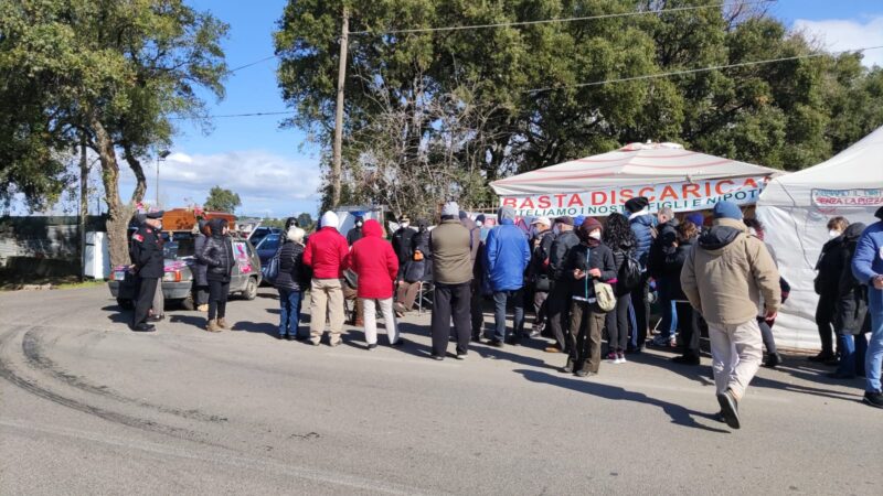 Albano, in corso da stamattina assemblea presso la discarica di Roncigliano