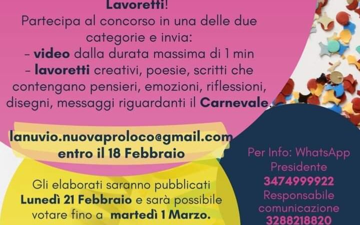 Eventi, a Lanuvio torna il “carnevale digitale”