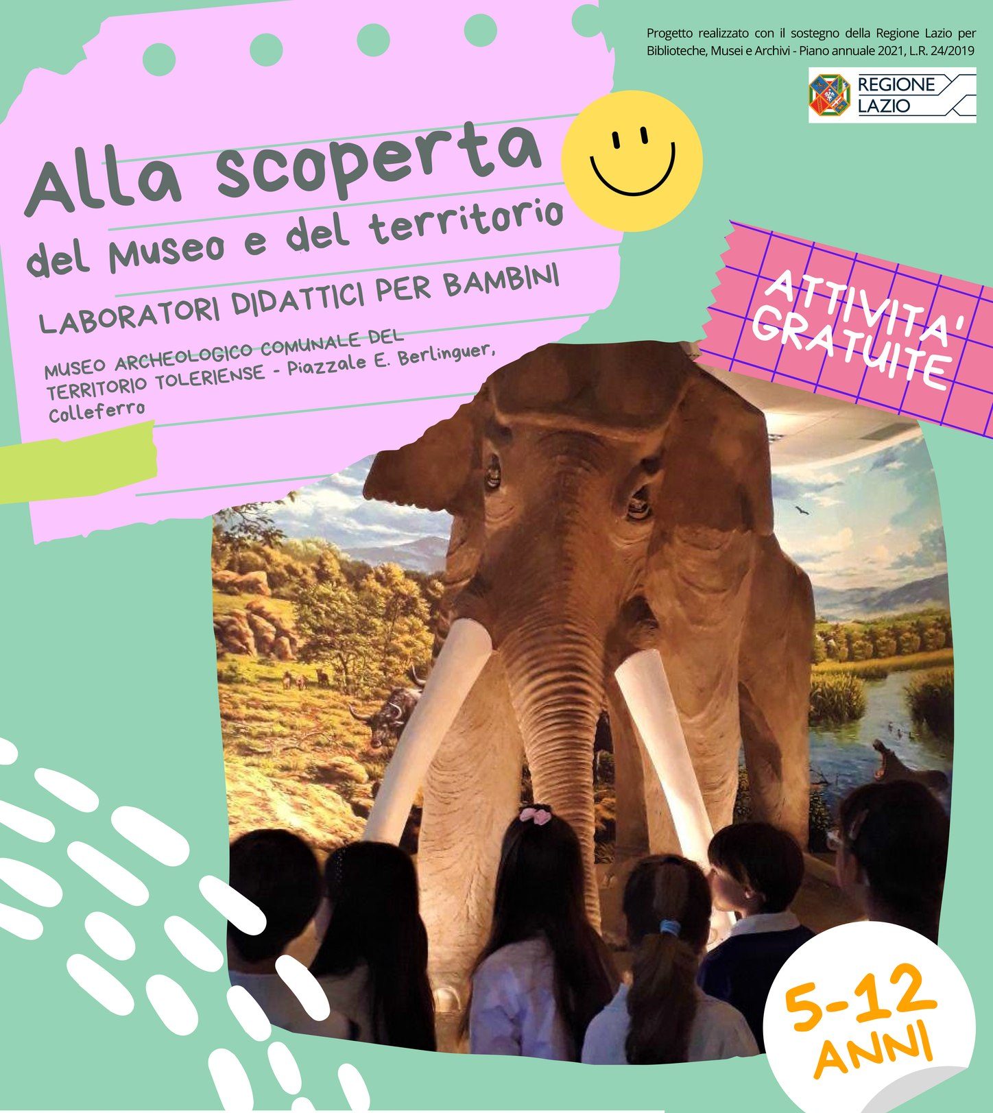 Colleferro, alla scoperta del Museo e del territorio – Laboratori didattici per bambini