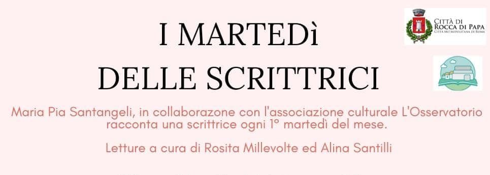 Rocca di Papa, dal 1° Marzo iniziano “I martedì delle scrittrici”