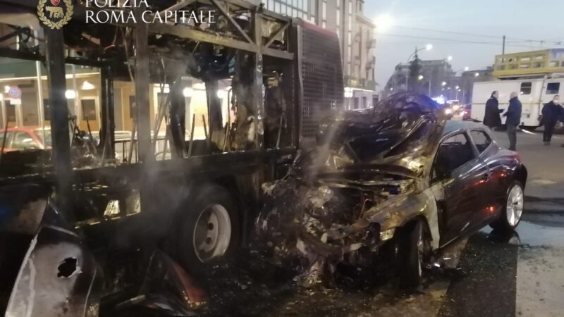 Roma, grave incidente in via dei Castani, indagini in corso della Polizia Locale