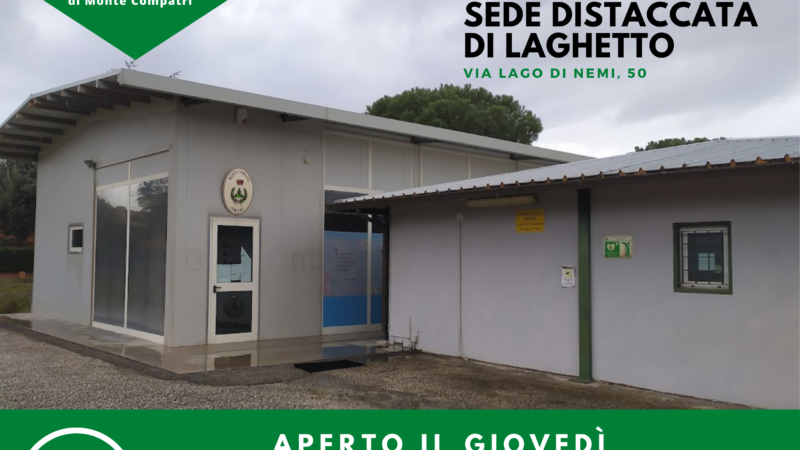 Monte Compatri, giovedì 10 marzo riapre l’URP di Laghetto