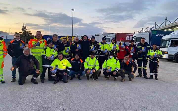 Velletri, partiti stamattina i volontari della protezione civile