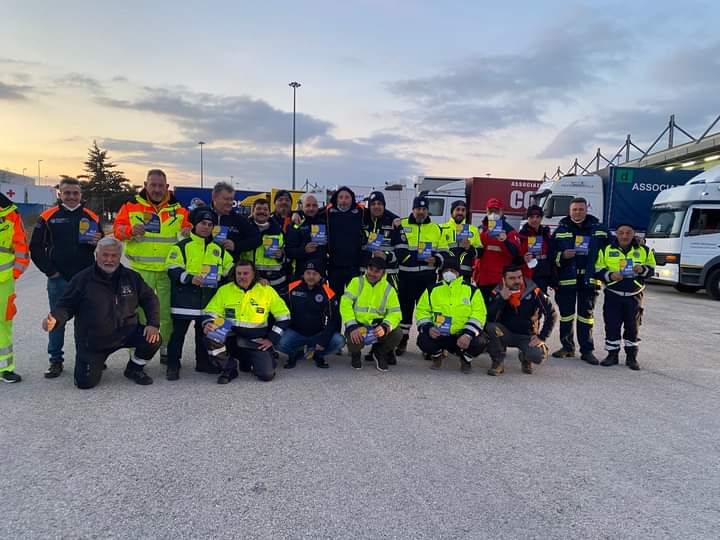 Velletri, partiti stamattina i volontari della protezione civile