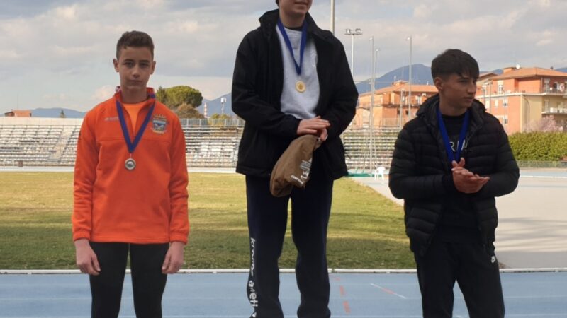 Atletica Frascati, Leonardo Di Mugno vice campione regionale Cadetti nel lancio del giavellotto