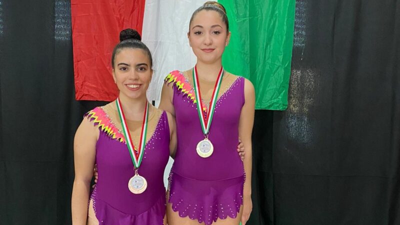 Polisportiva Borghesiana (ginnastica ritmica), Manno e Belia prima e seconda al campionato Silver