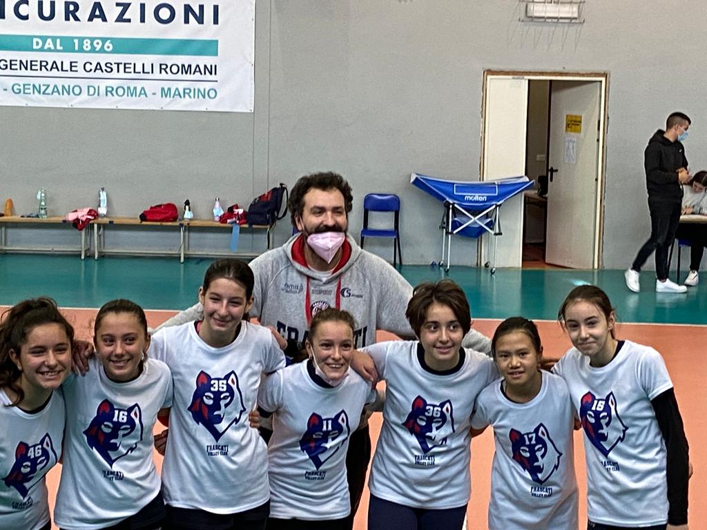 Volley Club Frascati, De Gregorio e l’Under 13 femminile promozionale: “Una bella sorpresa”