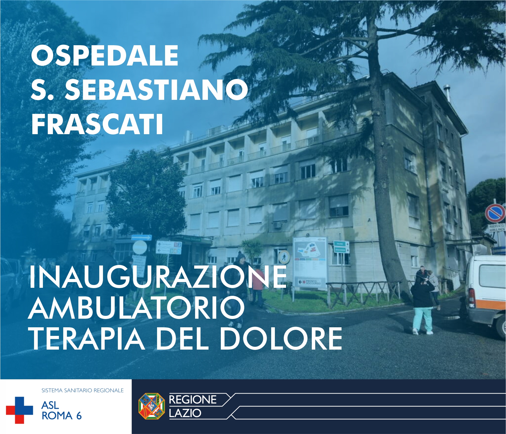 Frascati, ASL Roma6, inaugurazione ambulatorio di terapia del dolore presso l’ospedale del posto ￼