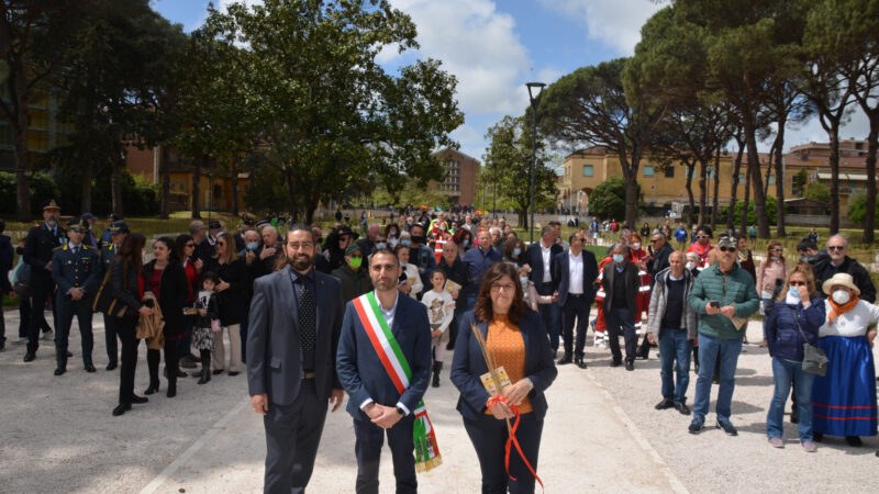 Pomezia celebra il 25 aprile, inaugurati i nuovi giardini Petrucci￼