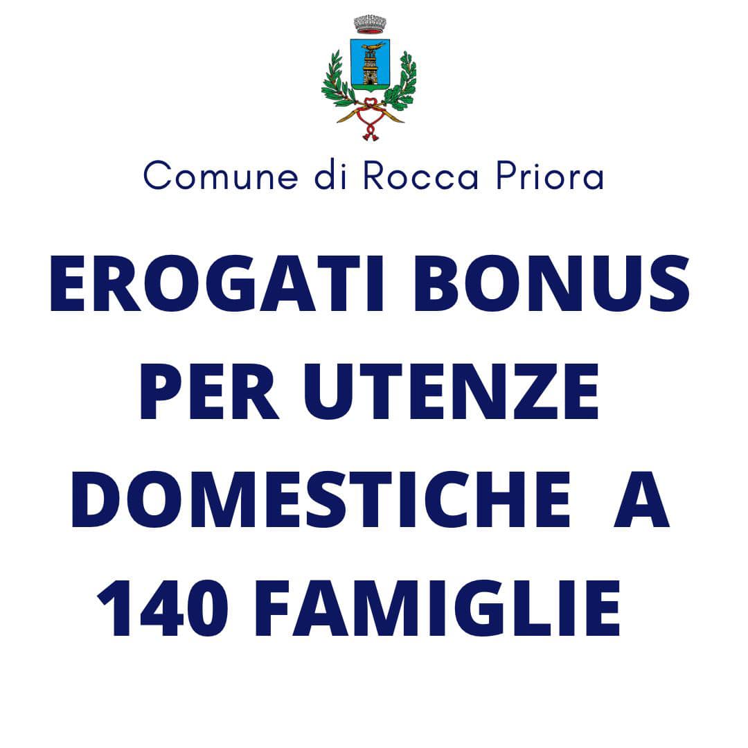 Rocca Priora, caro bollette: il Comune eroga bonus a 140 famiglie