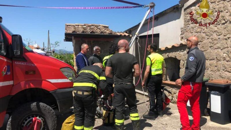 Zagarolo, recuperato in un pozzo dai Vigili del Fuoco il corpo privo di vita di un 71enne