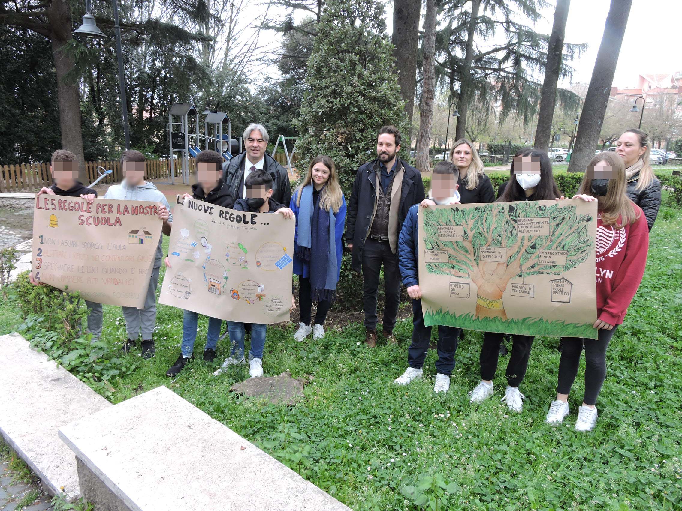 Genzano, piantumati 3 alberi e 10 piante al Parco Pubblico Togliatti, ‘I Giardinetti’ di Piazza Frasconi