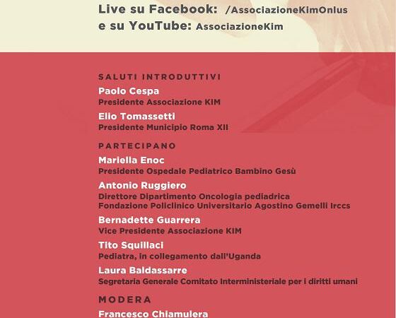 “Nessuno escluso” incontro online dell’Associazione KIM sui diritti umani