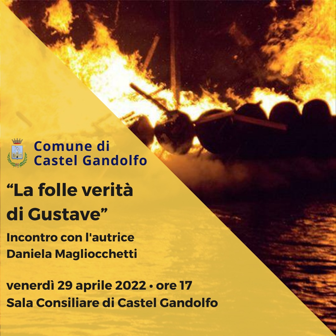 Castel Gandolfo, presentazione libro “La folle verità di Gustave”