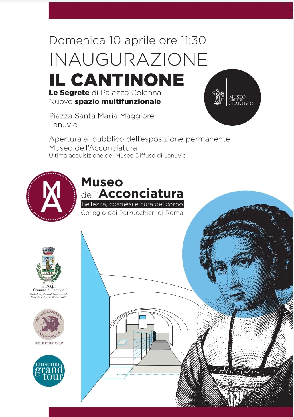 Lanuvio, il 10 aprile si inaugura il Cantinone di Palazzo Colonna