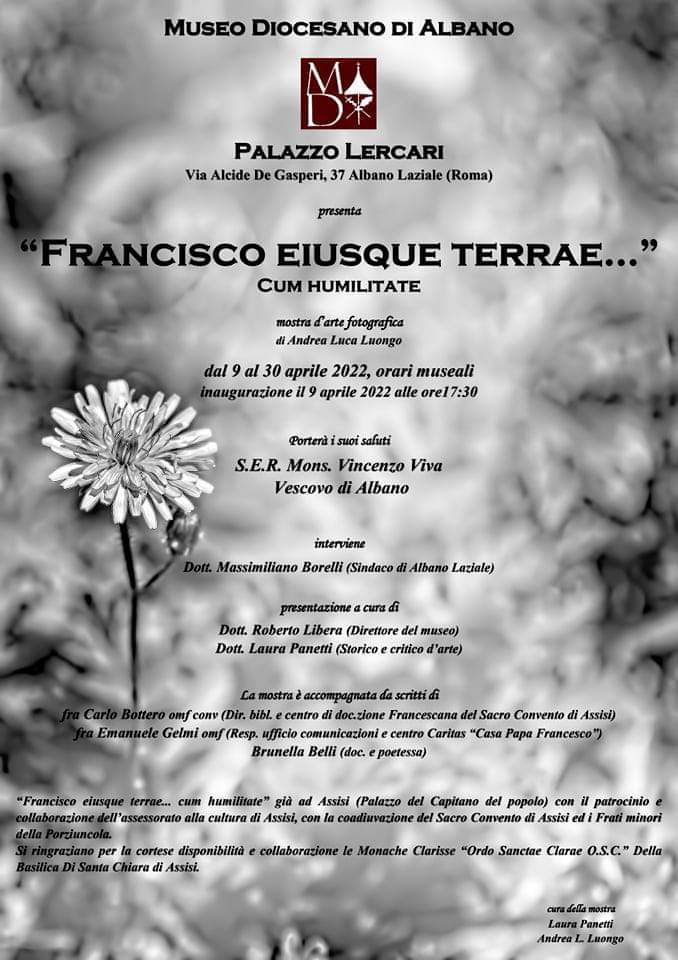 PRESONALE ANDREA LUCA LUONGO: “Francisco eiusque terrae…cum umiltate”