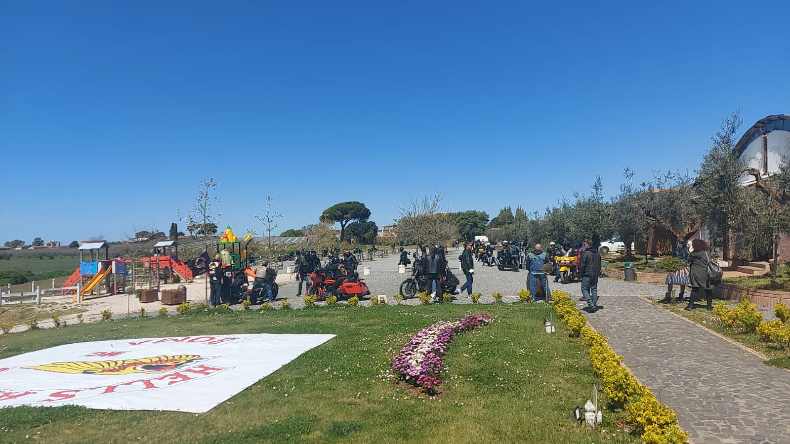 Ariccia, motoraduno: arrivate al Borgo centinaia di Harley Davinson da piazza di Corte