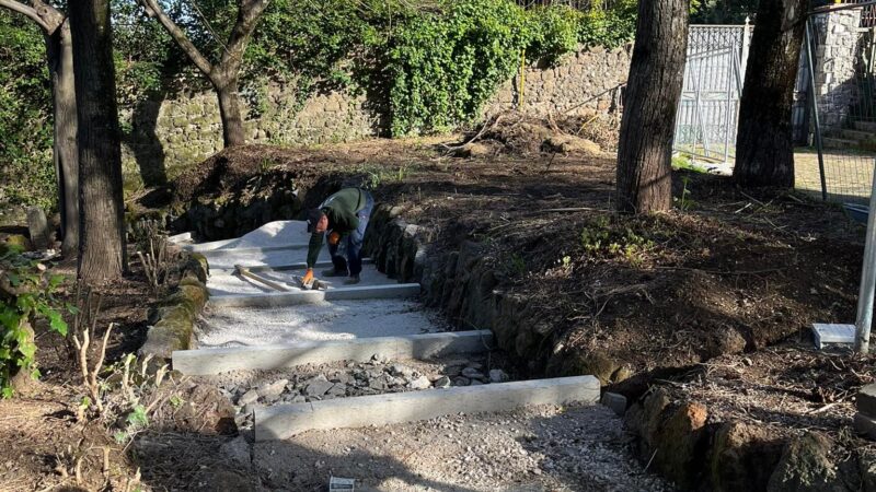 Bosco comunale di Zagarolo, procedono spediti i lavori di riqualificazione