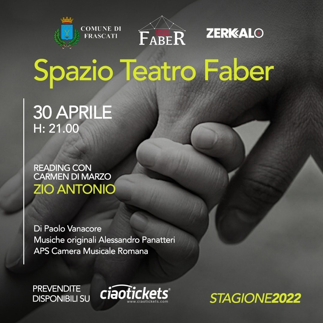 Frascati, ancora bellissimi spettacoli allo Spazio Teatro Faber. Sabato sera in scena “Zio Antonio”