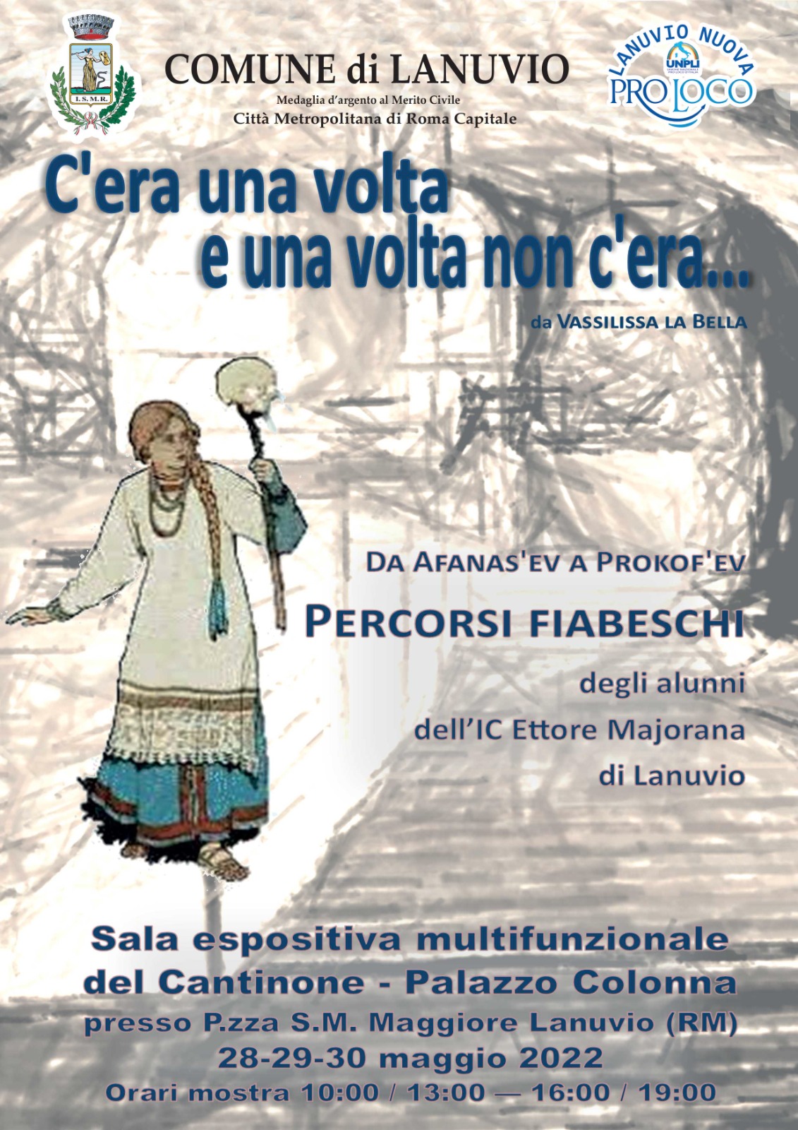 Lanuvio, dal 28 al 30 maggio la mostra “Percorsi Fiabeschi”