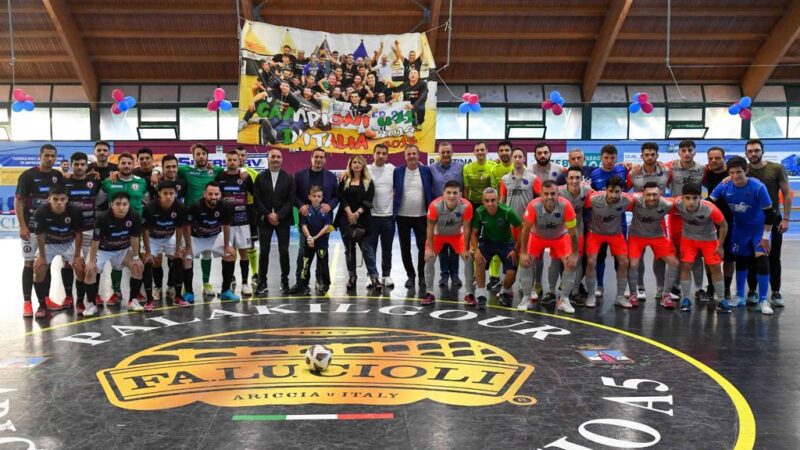 Sport: ad Ariccia il turno play off del campionato nazionale di serie B di calcio a 5￼