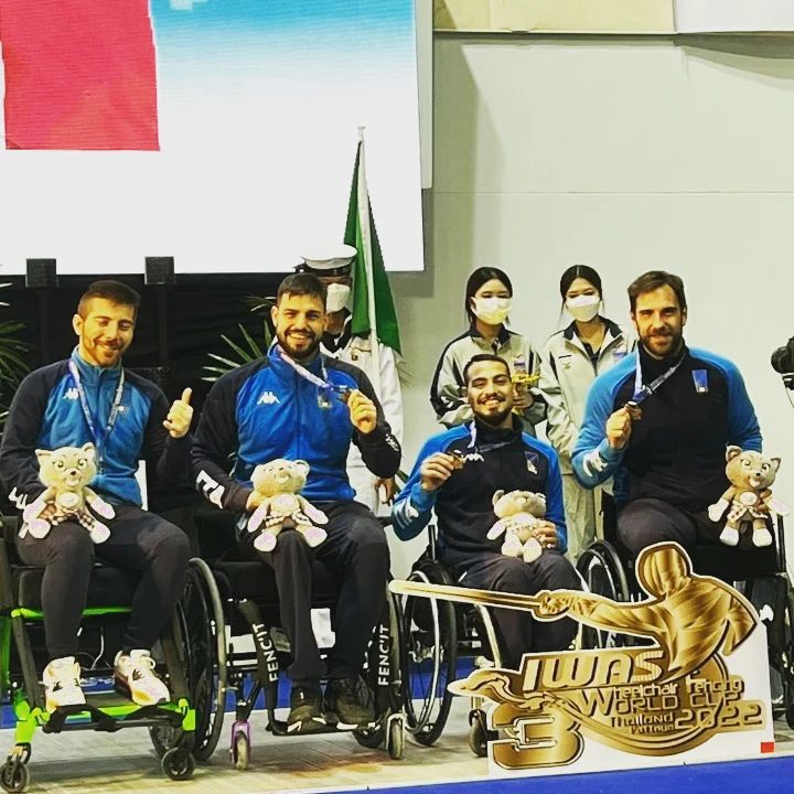 Frascati, scherma, Gianmarco Paolucci show, un altro podio in coppa del mondo paralimpica