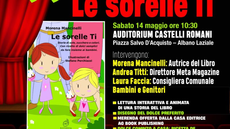 Albano, la presentazione del libro “Le sorelle Ti” accessibile anche ai sordi