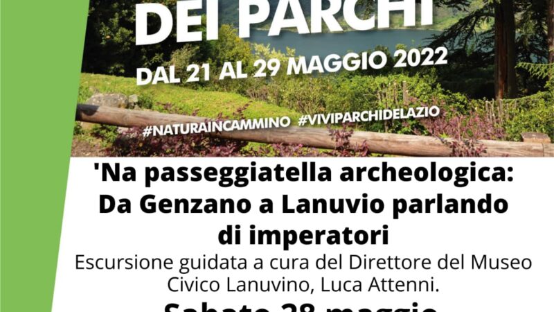 Tour archeologico tra Genzano, Lanuvio e Nemi. A piedi per la settimana dei parchi regionali