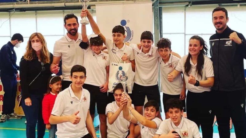 Pallavolo Marino, l’Under 13 maschile 3×3 è campione territoriale: ora le finali regionali