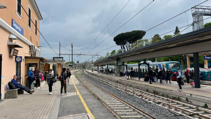 Zagarolo, probabile suicidio di un uomo di mezza età investito da un treno