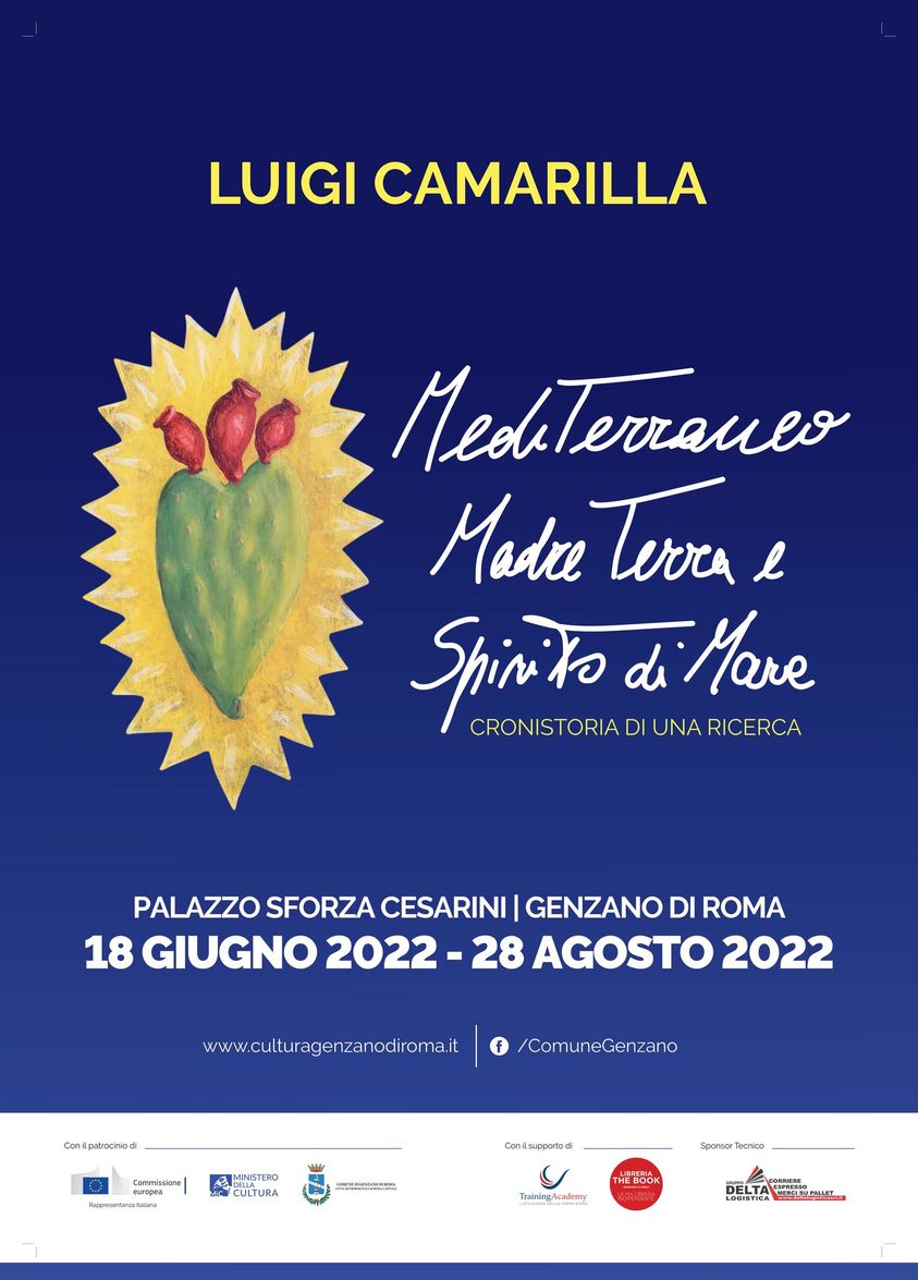 Genzano, infiorata 2022, Luigi Camarilla, l’artista ospite della 244^ edizione presenta “Mediterraneo madre terra e spirito di mare”, cronistoria di una ricerca