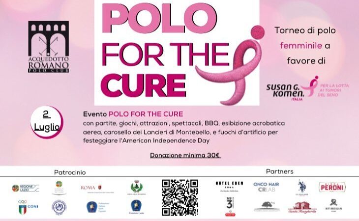 Il comune di Monte Compatri ha patrocinato “Polo For The Cure” che si svolgerà all’Acquedotto Romano Polo Club dal 29 Giugno al 2 Luglio￼