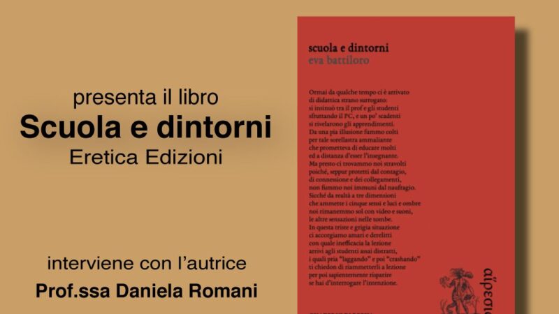 Albano, oggi alle 18 la presentazione del secondo ironico libro sulla scuola della  professoressa Eva Battiloro