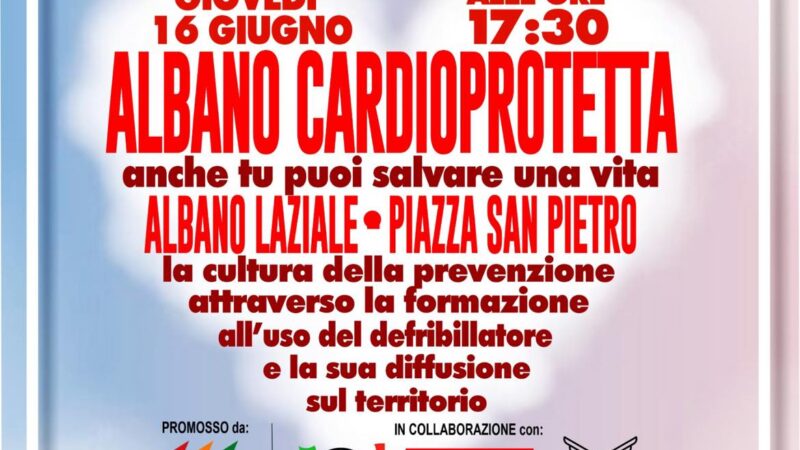 Albano Cardioprotetta: Modavi Onlus e Planet Solidarietà in piazza per promuovere la cultura che salva la vita