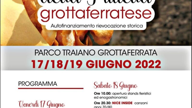 Grottaferrata, a Parco Traiano la Seconda Sagra della Frittella