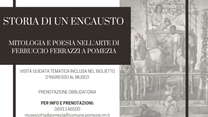 Pomezia, Domenica 19 giugno visita tematica: Storia di un Encausto, Mitologia e Poesia nell’Arte di Ferruccio Ferrazzi 