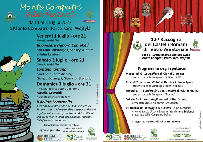 Monte Compatri, Festival del Cinema e Rassegna dei Castelli Romani di Teatro Amatoriale